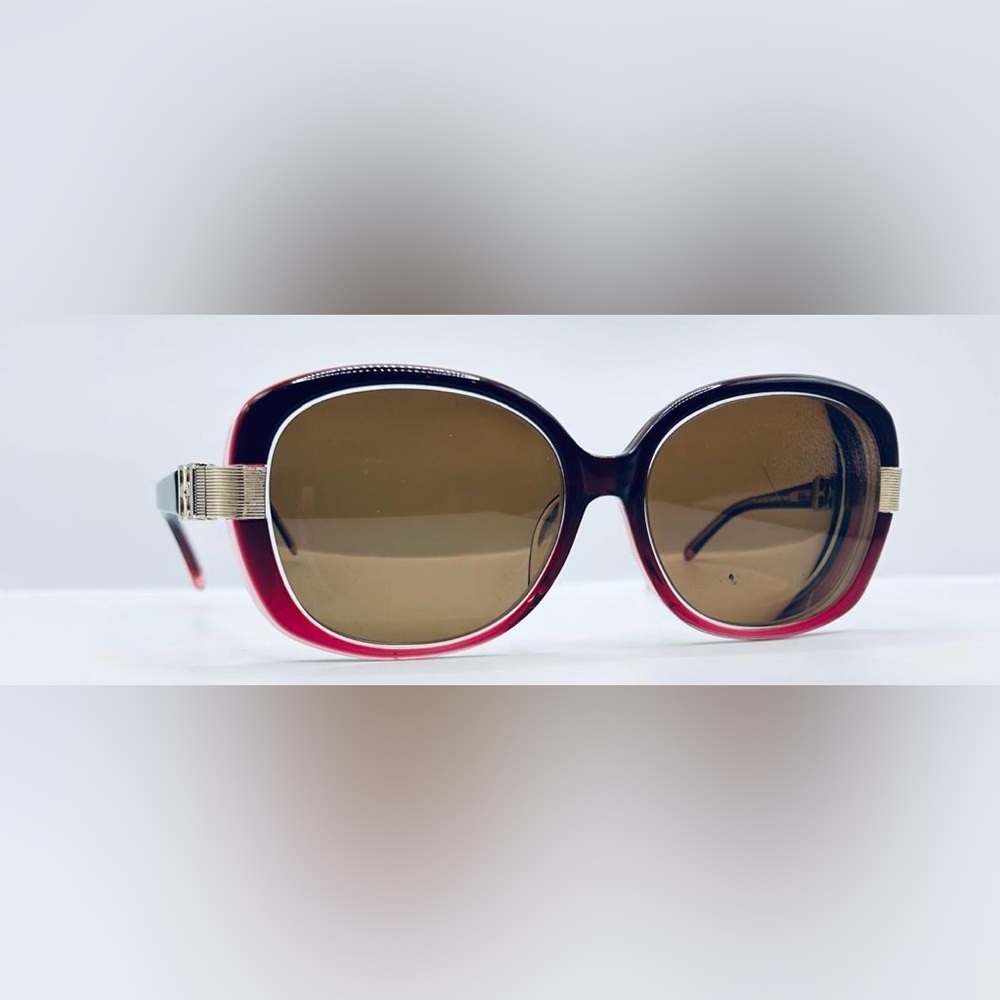 Vintage Bolon BL2116 Purple Gold Oval Sunglasses Frames Only